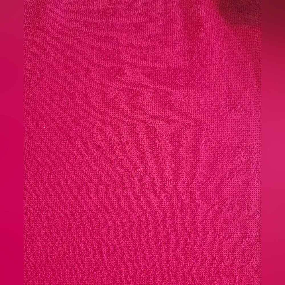 Hot Pink Ribbed Racerback Tank Top - Picture 5 of 6